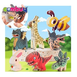 KB105163-KB105169 KB105180-KB105203 KB105205-KB105 - Creative Educational Stereoscopic Animals Model Toys 3d Wooden Puzzle